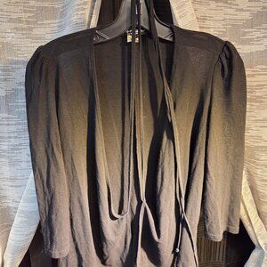 Betsey Johnson New York Vintage Black Cardigan Size M